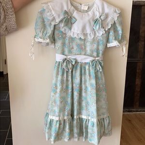 Light blue Ruffles dress